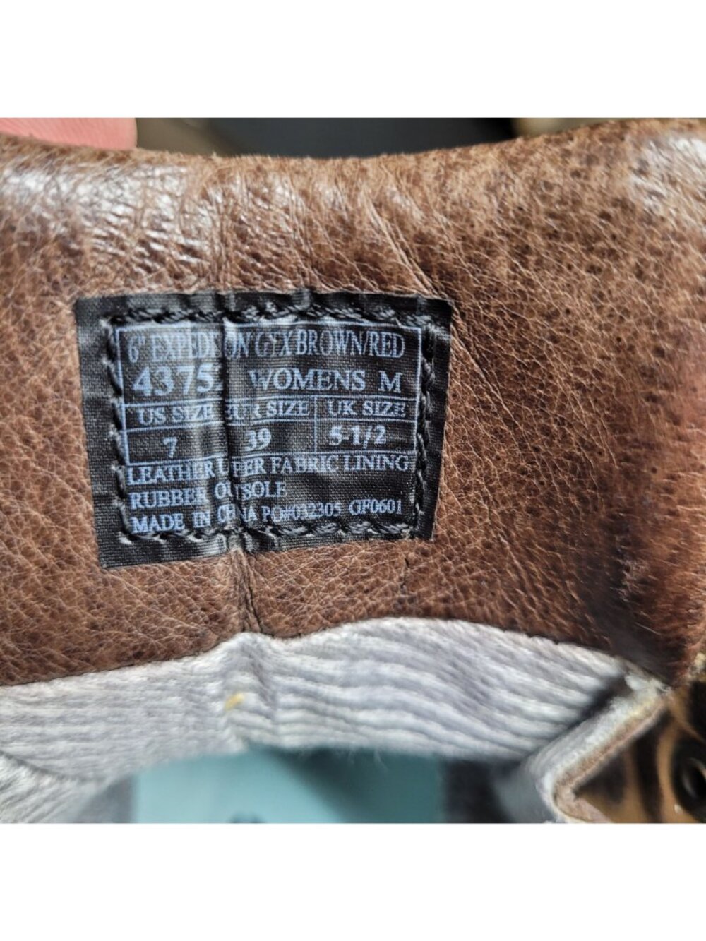 Danner Expedition GTX 6" Leather Hiking Backpacking Boots Waterproof Womens Sz 7 - Picture 11 of 15